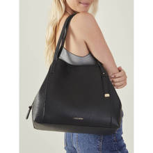 Accessorize London Women'S Black Bucket Shoulder Bag