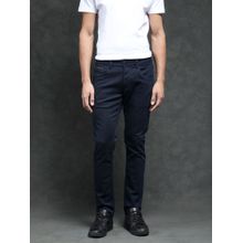 Rare Rabbit Saton Primary Navy Solid Jeans