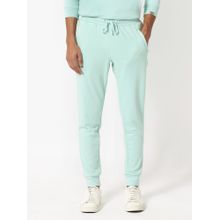 Rare Rabbit Shiga Light Blue Solid Track Pant