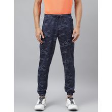 Alcis Mens Navy Anti-static Slim-fit Training Joggers