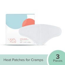 Nua Cramp Comfort Heat Patches for Period Pain - Pack of 3