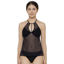 Wacoal Lace Halter Neck Camisole -IN4262 - Black