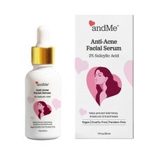 andMe Anti-Acne Facial Serum 2% Salicylic Acid Facial Serum