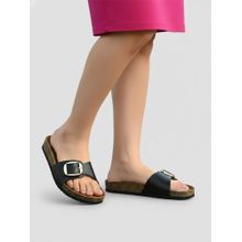 LYDC LONDON Black Sandals for Women