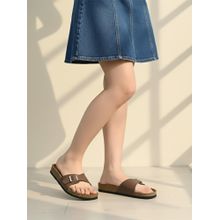 LYDC LONDON Brown Sandals for Women