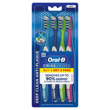 Oral-B Criss Cross Toothbrush Buy 2 Get 2 Free (Soft)