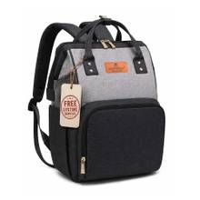 Motherly Crown Melange Fabric Diaper Bag for Mothers for Travel