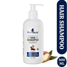 Riyo Herbs Sulphate Free Organic Argan Oil Shampoo for Nourishing Hair Care for Men and Women