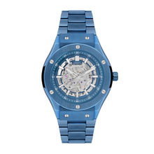 French Connection Automatic Light Blue Strap Mens Watch - FCA04-1 (M)