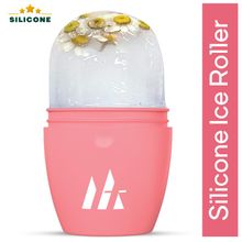 Mountainor Silicone Facial Ice Roller, Glow & Under Eye Care Face & Neck Toning Skin Care - Pink