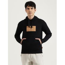United Colors of Benetton Boxy Fit Patchwork Branded Patch Fleece Hoodie