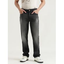 United Colors of Benetton Solid Straight Fit Faded Knit Jeans