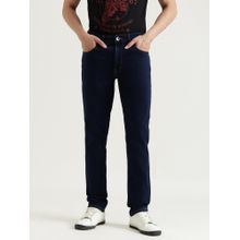 United Colors of Benetton Solid Slim Tapered Fit Lounge Jeans