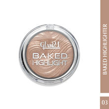 GLAM21 Baked Highlighter With Silky Pigments & Mettalic Finish