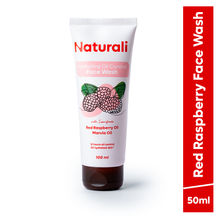 Naturali Hydrating Oil Control Face Wash with Red Raspberry Oil & Marula Oil for Deep Cleansing 100ml