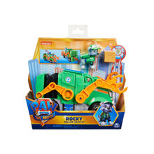 Paw Patrol Rocky’s Deluxe Movie Transforming Toy Car & Collectible Action Figure