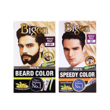 Bigen Hair Color Combo: Natural Black B101 & Speedy Color Natural Black 101 - Pack Of 2