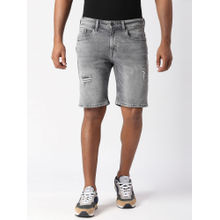 Pepe Jeans Grey Chinox Shorts Regular Fit Mid Waist Shorts