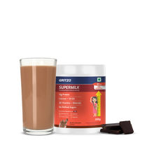 Gritzo Supermilk Growth+ 13G Protein Powder For 13+Y Girls - Double Chocolate