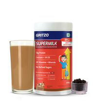 Gritzo Supermilk Growth+ 13G Protein Powder For 13+Y Boys - Cafe Mocha