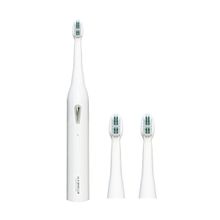 HAMMER UltraFlow Electric Toothbrush with 3 Replaceable Brush Heads, 6 Brushing Modes (White)