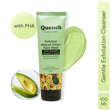 Pollution Rescue Cream Face Wash with Vitamin E & Avocado to Gently Exfoliate Skin