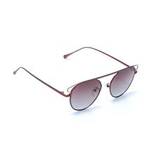 Enrico Premium Nonose Collection Lightweight Brown Round Sunglasses For Unisex