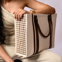 Earth Bags The Classic Box Tote Bag Brown