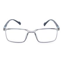 VAST Unisex Rectangle Anti Glare UV Protection Full Frame Spectacles - (Zero Power) (7920)