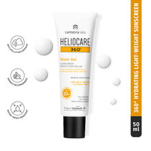 Heliocare Water Gel Hydrating Sunscreen SPF 50+ Pa++++, Water & Sweat Resistant, For Dry & Dull Skin