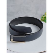 Carlton London Men Black Sami Formal Leather Belt