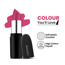 Swiss Beauty Pure Matte Lipstick , Non-Drying, Smooth Glide, Long Lasting - 209 Pink Blossom