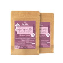 Nat Habit Lavender Therapeutic Foot Salt with Rose, Beetroot & Lemon Spa, Pain Relief & Aromatherapy
