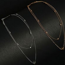 YouBella Gold-Toned & Silver-Toned Alloy Gold-Plated Set Of 2 Layered Chains