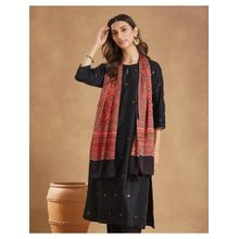 Fabindia Rust Modal Ajrakh Printed Stole
