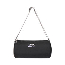 Nivia Basic Duffle Bag (Black and Grey)