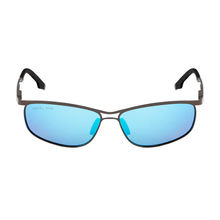 Royal Son Men Wrap Around Polarized Uv Protection Sunglasses Blue Mirrored Lens (medium)-chi00109-c3