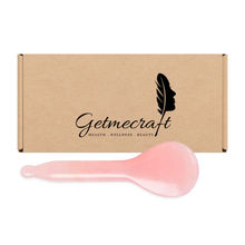 Getmecraft Rose Quartz Spoon Shape Gua Sha Facial Tool