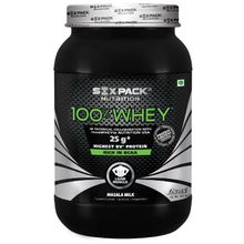 Six Pack Nutrition 100% Whey Protein Powder - Masala Milk
