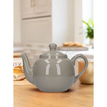London Pottery Farmhouse Teapot, Grey, Four Cup - 900Ml