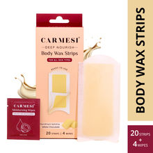 Carmesi Deep Nourish Body Wax Strips Nourishing & Hydrating White Chocolate