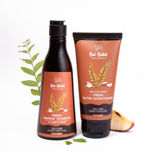 Nat Habit Curry Cider Shampoo & Conditioner For Soft & Shiny Hair, Sulphate Free Hydration Kit