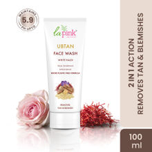 La Pink Ubtan Face Wash Exfoliates Brightens Skin Removes Tan And Impurities With Walnut Beads