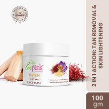 La Pink Ubtan Face Mask Pack With Saffron For Fresh & Glowing Skin, Removes Tan & Blemish