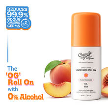 Chemist at Play 5% AHA Underarm Roll On Lactic Acid Deodrant for Men & Women - Peach Fragrance
