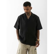 Cannabie Lifestyles Black Original Hemp Bowling Shirt