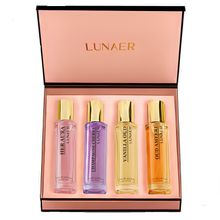 Lunaer Luxury Perfumes Gift Set Of 4 For Women, Long Lasting Fruity, Floral & Vanilla Notes