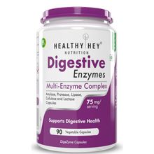 HealthyHey Nutrition Digestive Enzyme - Multi - Enzyme Complex - Veg Capsules