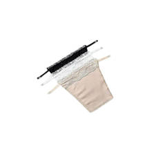 Rheal Curve Women's Pure Cotton Inserts Adjustable Cleavage Covers Clip-On Camisole (Pack of 3)