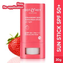 Dot & Key Strawberry On-The-Go SPF 50 Sunscreen Stick PA+++ For UVA/B Blocks